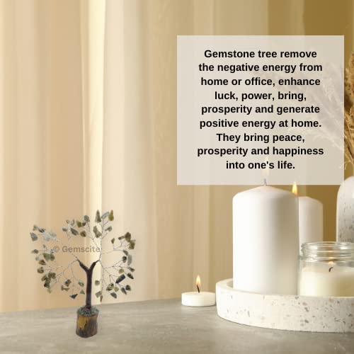 GEMSCITE money bonsai energy tree creates a thoughtful, uplifting workspace mood