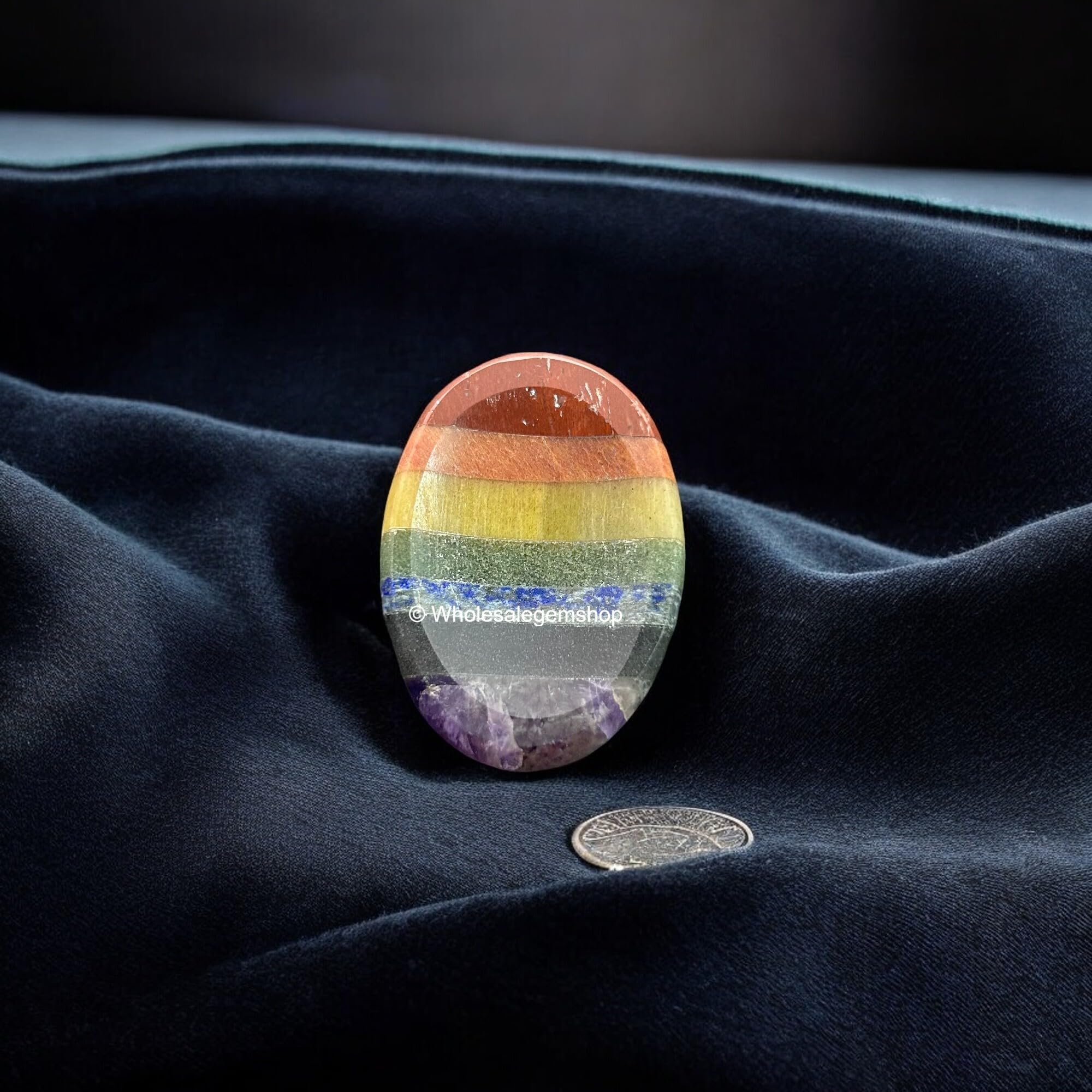 GEMSCITE pocket friendly worry stone ideal for travel and daily rituals.