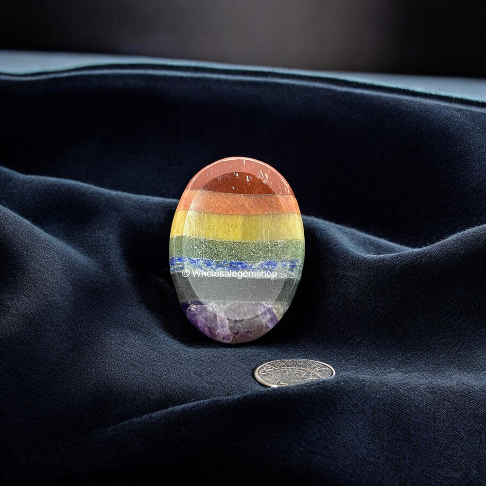 GEMSCITE pocket friendly worry stone ideal for travel and daily rituals.