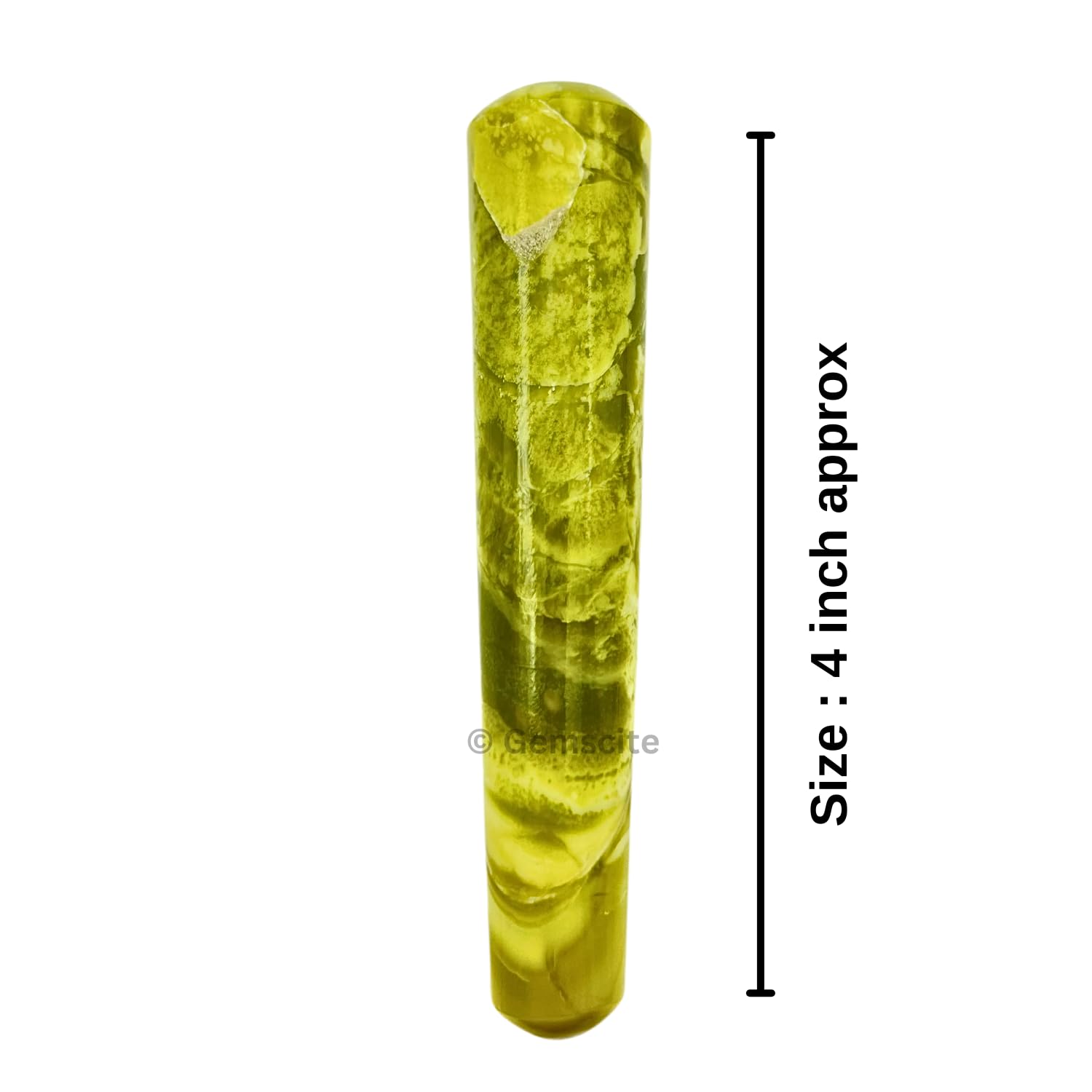 GEMSCITE Serpentine wand in meditation setup inspires inner focus