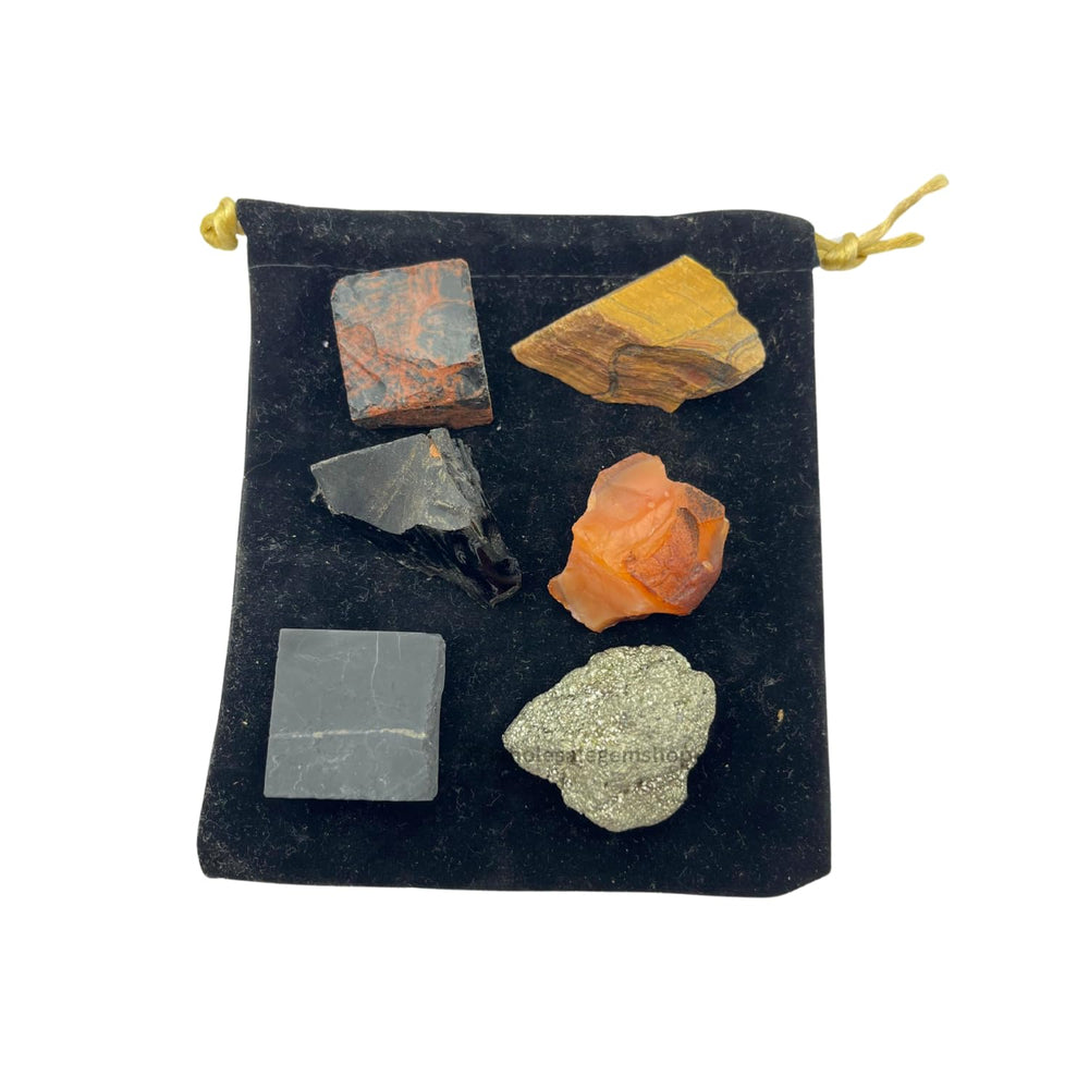 GEMSCITE Tiger Eye warm stone offering focus and courage for tasks