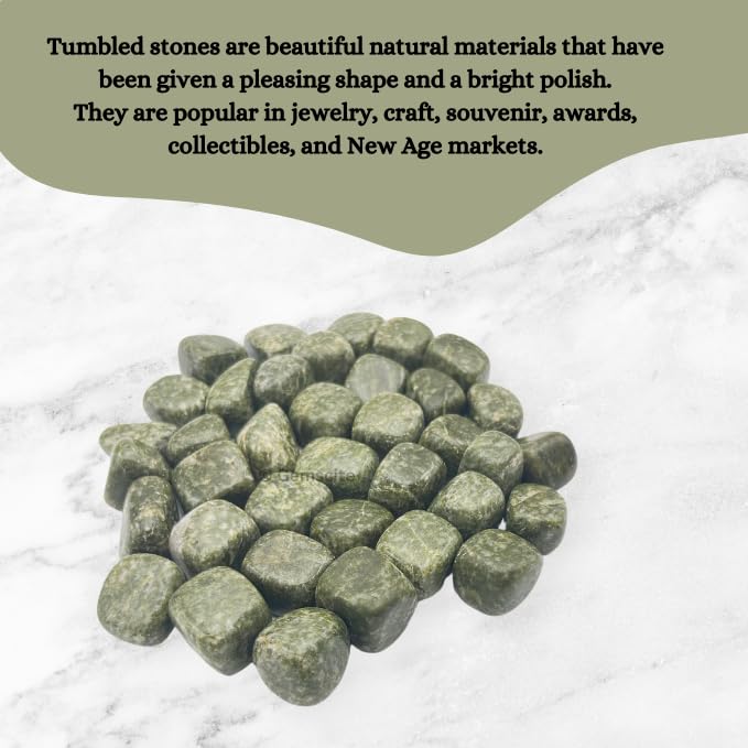 GEMSCITE Vessonite crystal kit with tumbled stones for Reiki and meditation