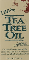 Gena Tea Tree Oil bottle cap close-up, preserving purity
