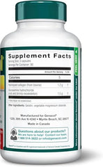 Genacol serving in glass illustrates daily intake for mobility.