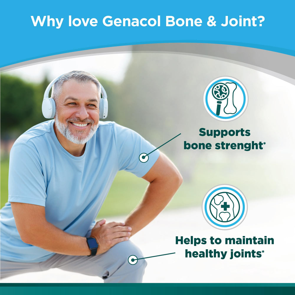 Genacol lifestyle image with an active person suggesting ongoing joint mobility.