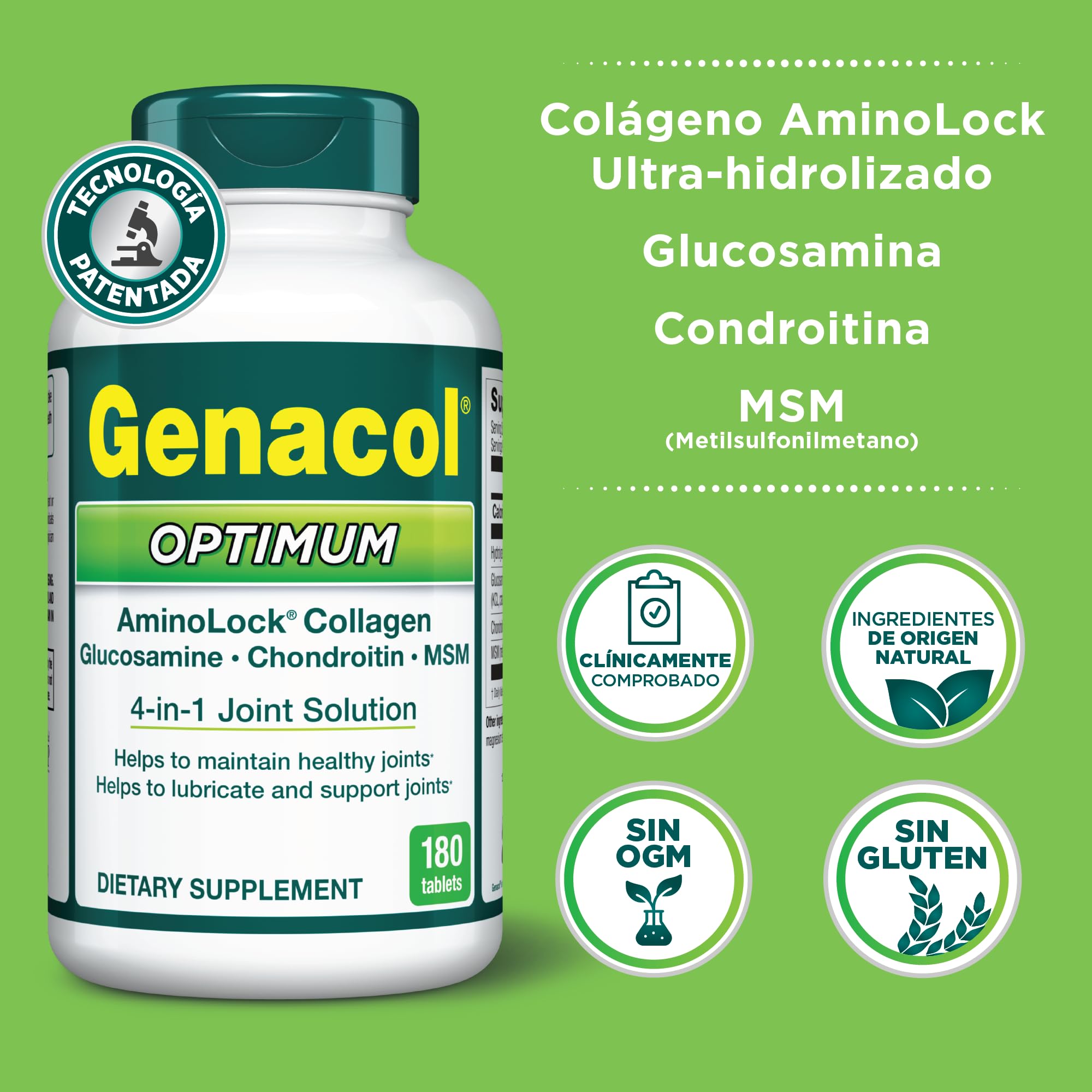 Genacol Optimum ultra-hydrolyzed collagen for better absorption