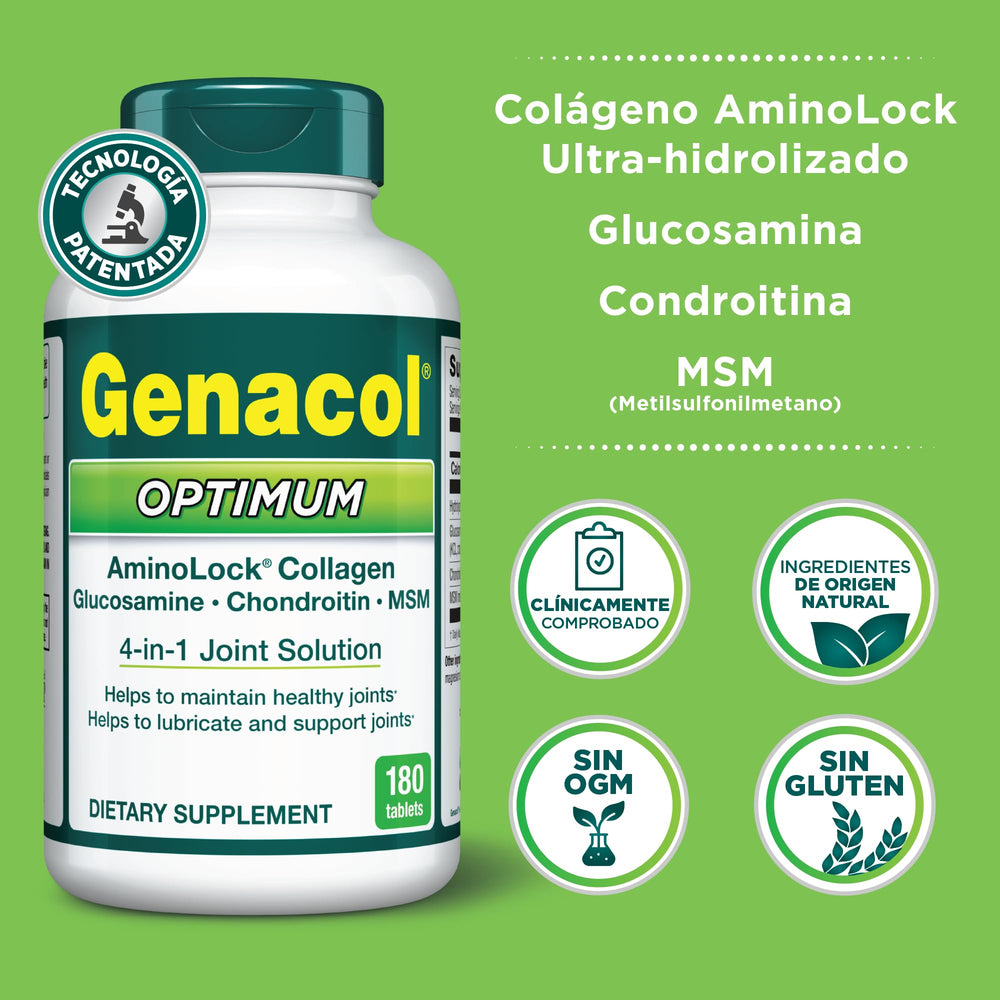 Genacol Optimum ultra-hydrolyzed collagen for better absorption