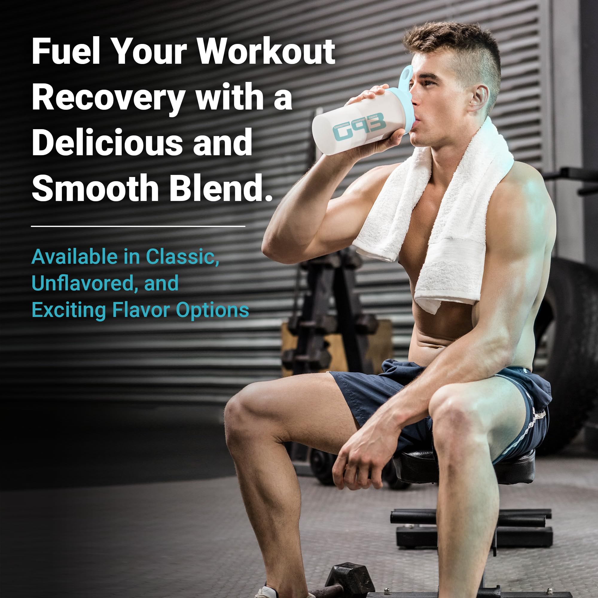 GENEPRO GEN. 3 nutrition facts panel, emphasizing zero sugar and no fillers.
