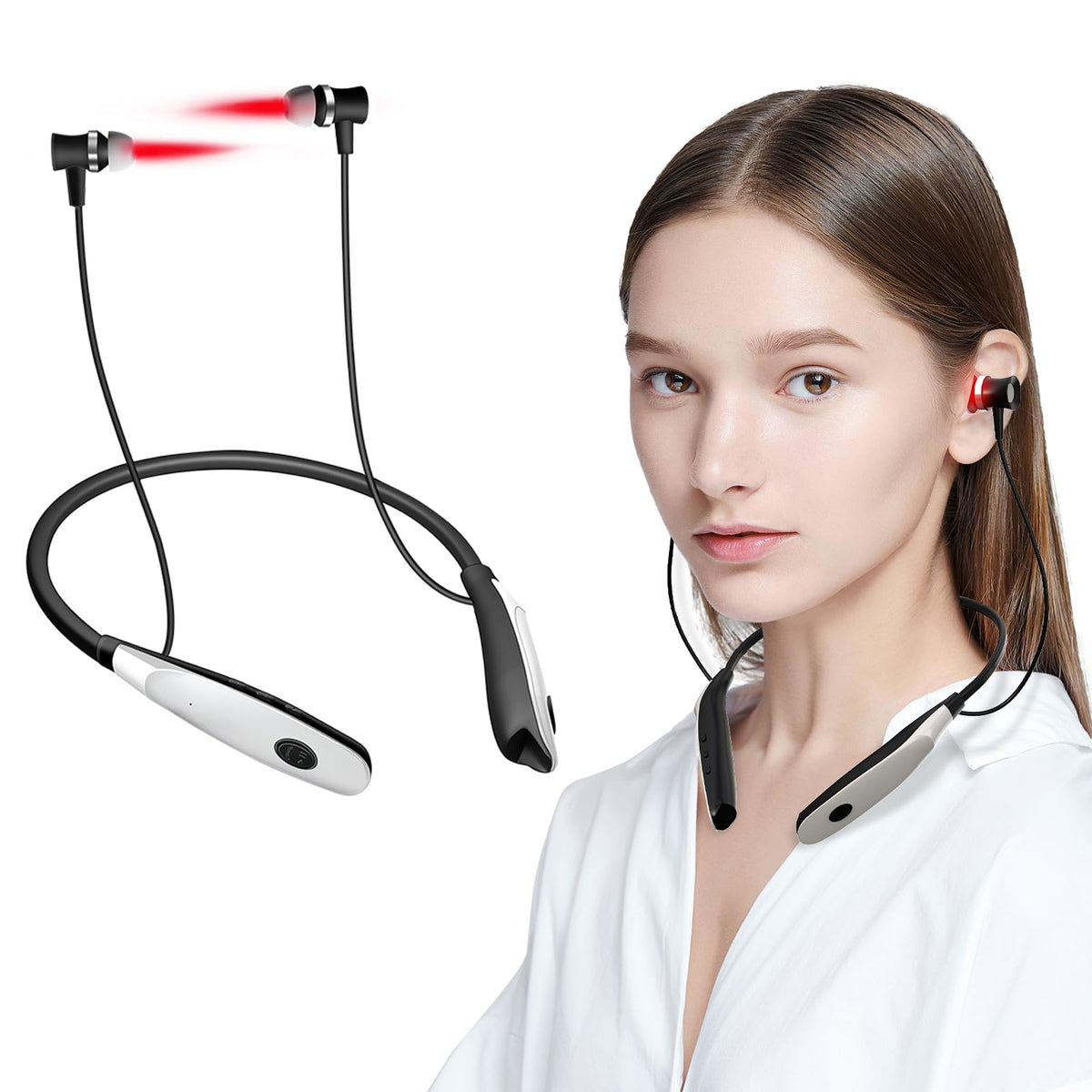 Generic 2-in-1 nose and ear wellness device front view for easy daily use.