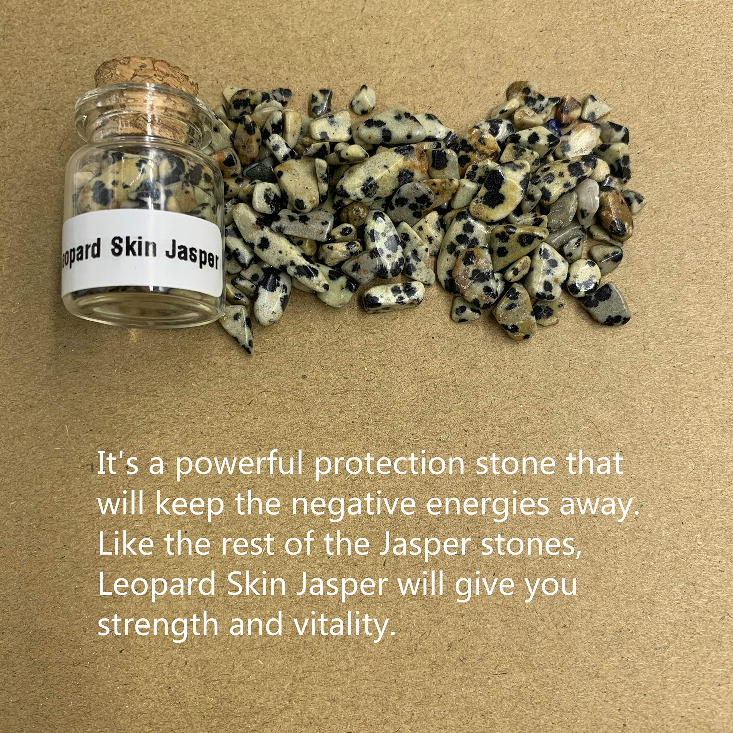 Generic 45-crystal bottles with varied gemstones for display and craft inspiration.
