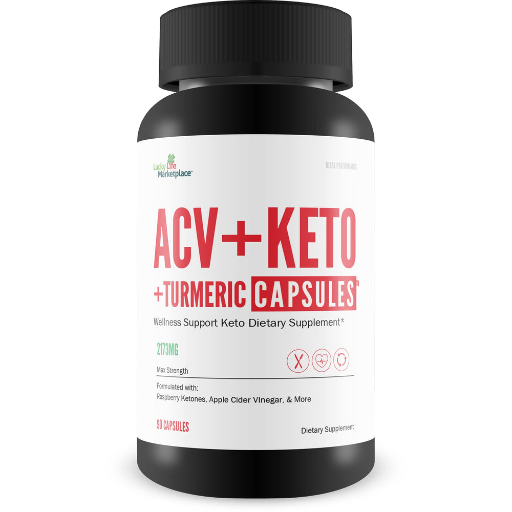 Generic ACV Keto Turmeric bottle front for everyday keto wellness.