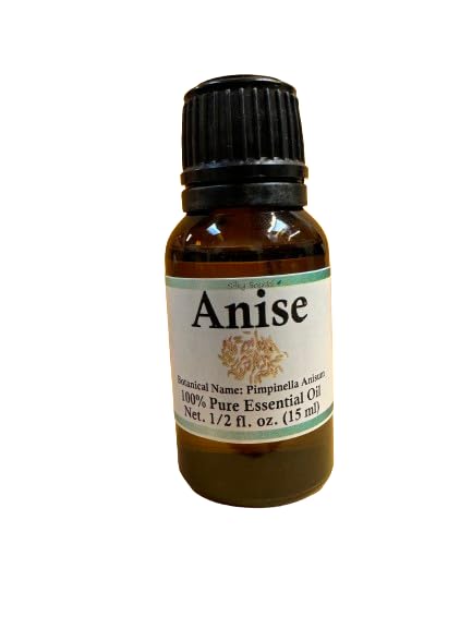 Generic Anise Essential Oil 15ml bottle with pour-cap for easy aromatherapy use