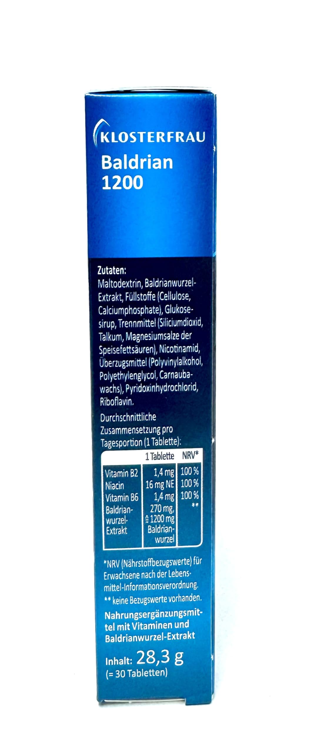 Generic Baldrian 1200 nighttime-relaxation scene promotes a peaceful bedtime routine