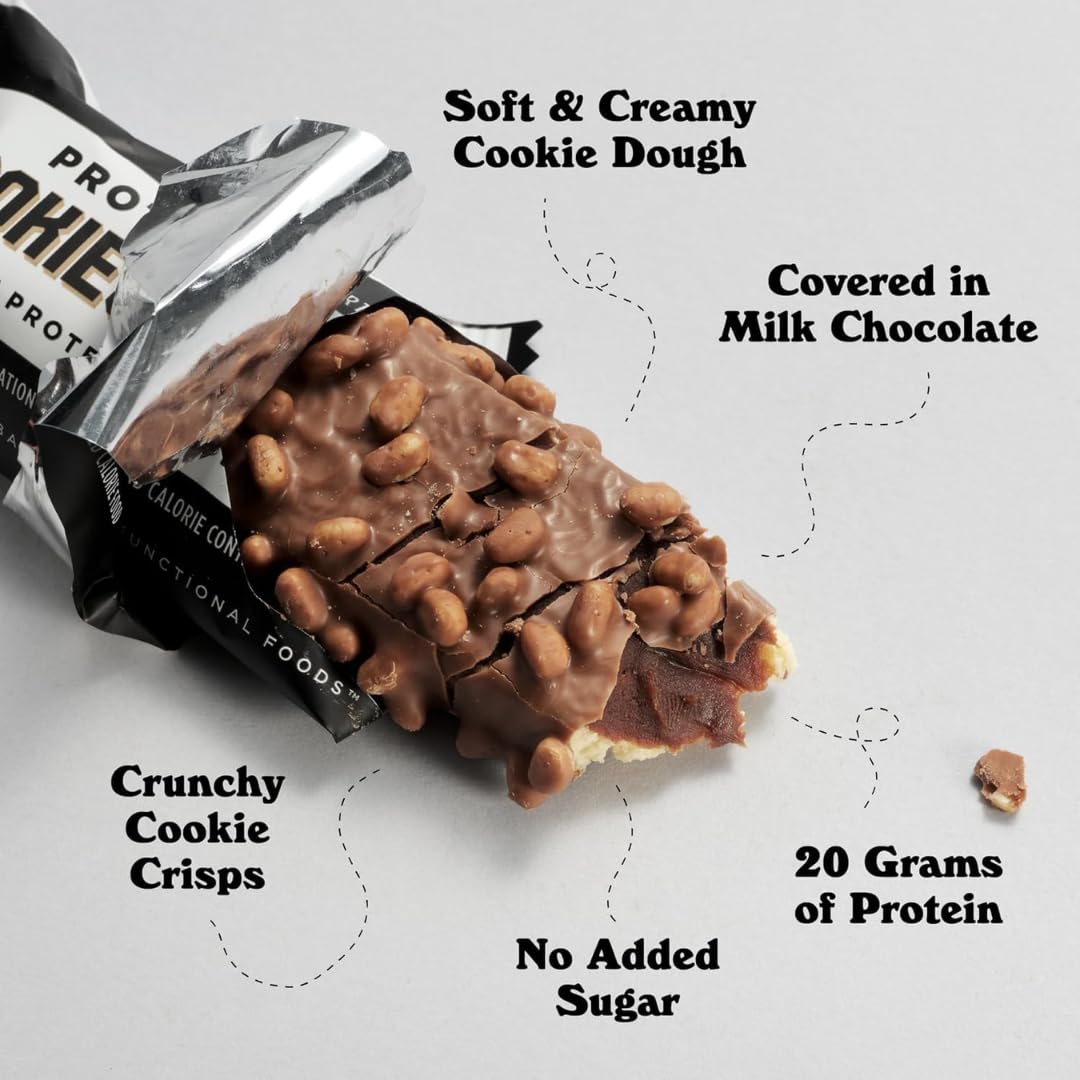 Generic Barebeils protein bars individually wrapped for on-the-go snacking.