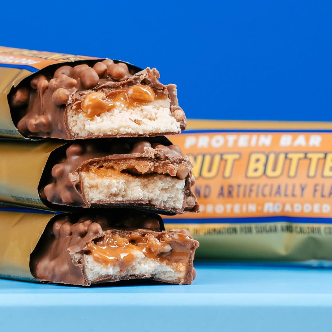 Generic BarebeIIs Salted Peanut bar with nutty crunch for a satisfying bite.