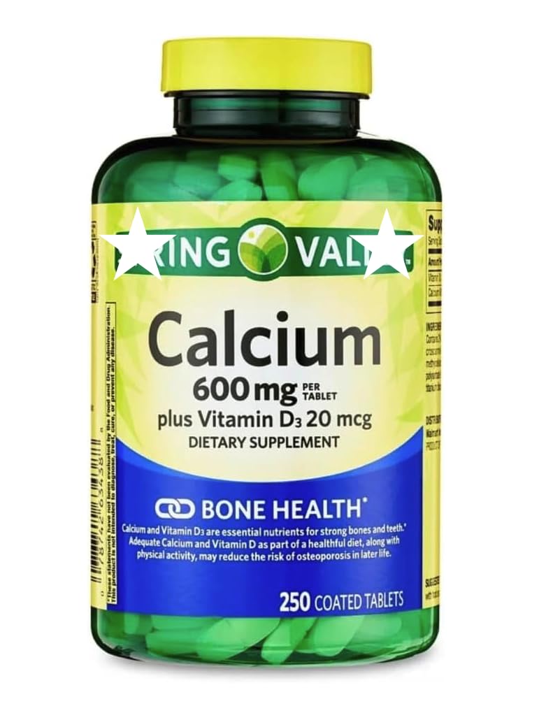 Generic Calcium Plus D3 tablets bottle supporting bone health and daily wellness.