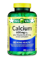 Generic Calcium Plus D3 tablets bottle supporting bone health and daily wellness.