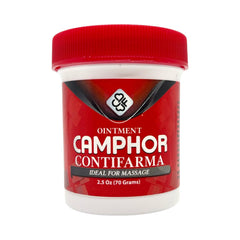 Generic Camphorn Ointment bottle and packaging for on-the-go relief.