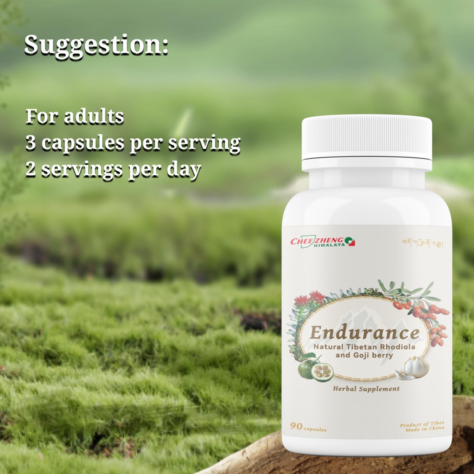 Generic CheezhengHimalaya Himalayan herbs scene for vitality