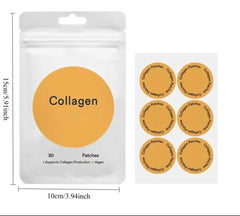 Generic Collagen Patches applied on skin for glow and firmness