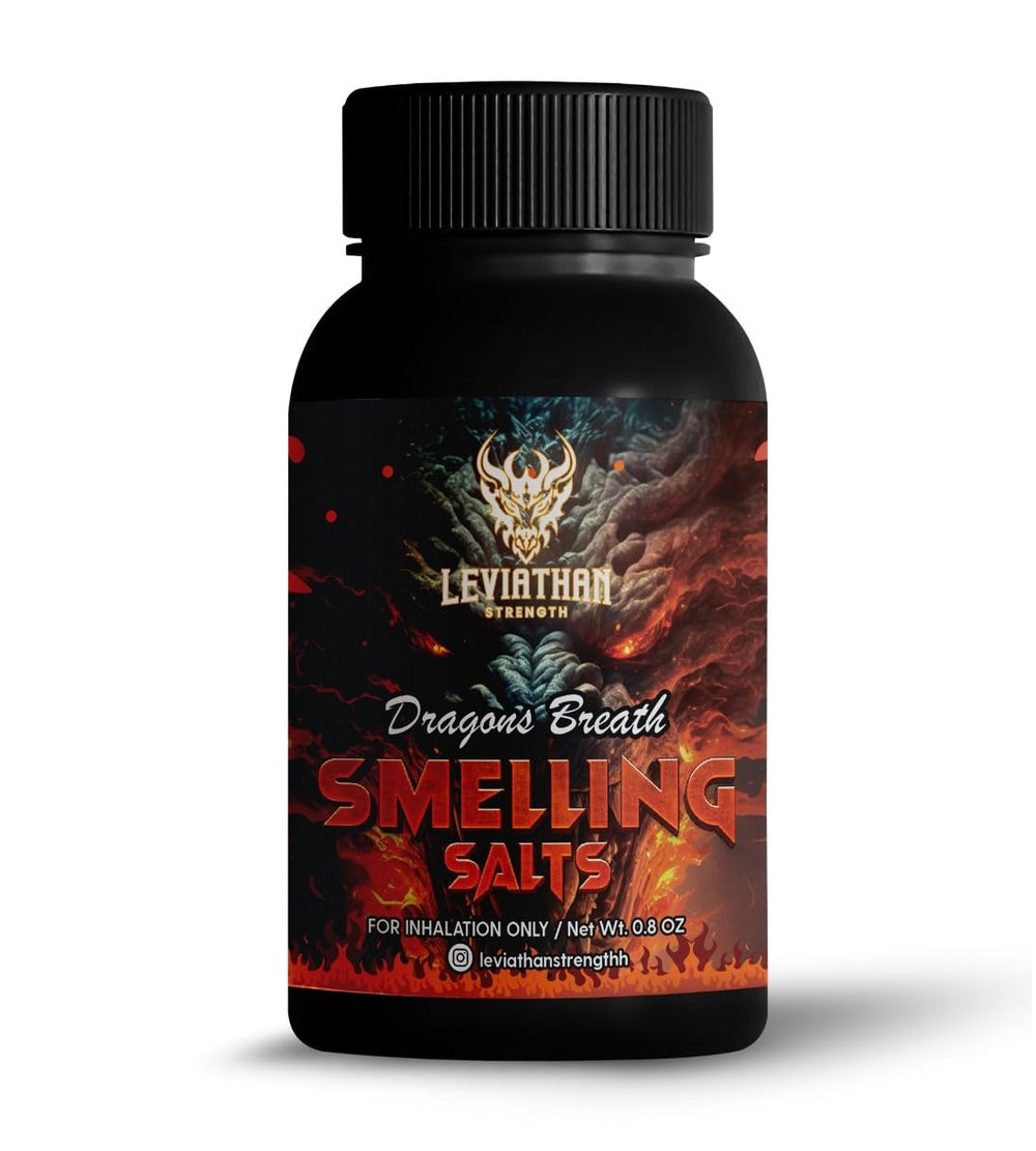 Generic Dragon's Breath bottle close-up showing instant pre-workout focus.