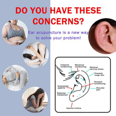 Generic Ear Seeds applied to ear points for calm daily wellness.