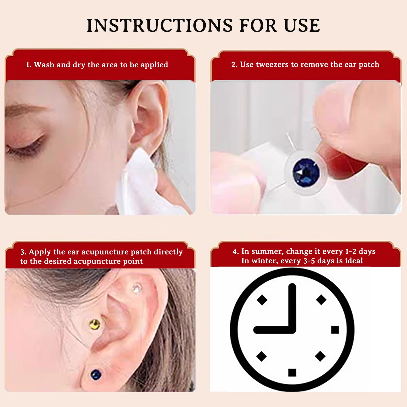 Generic Ear Seeds in use at home, promoting a relaxed routine.