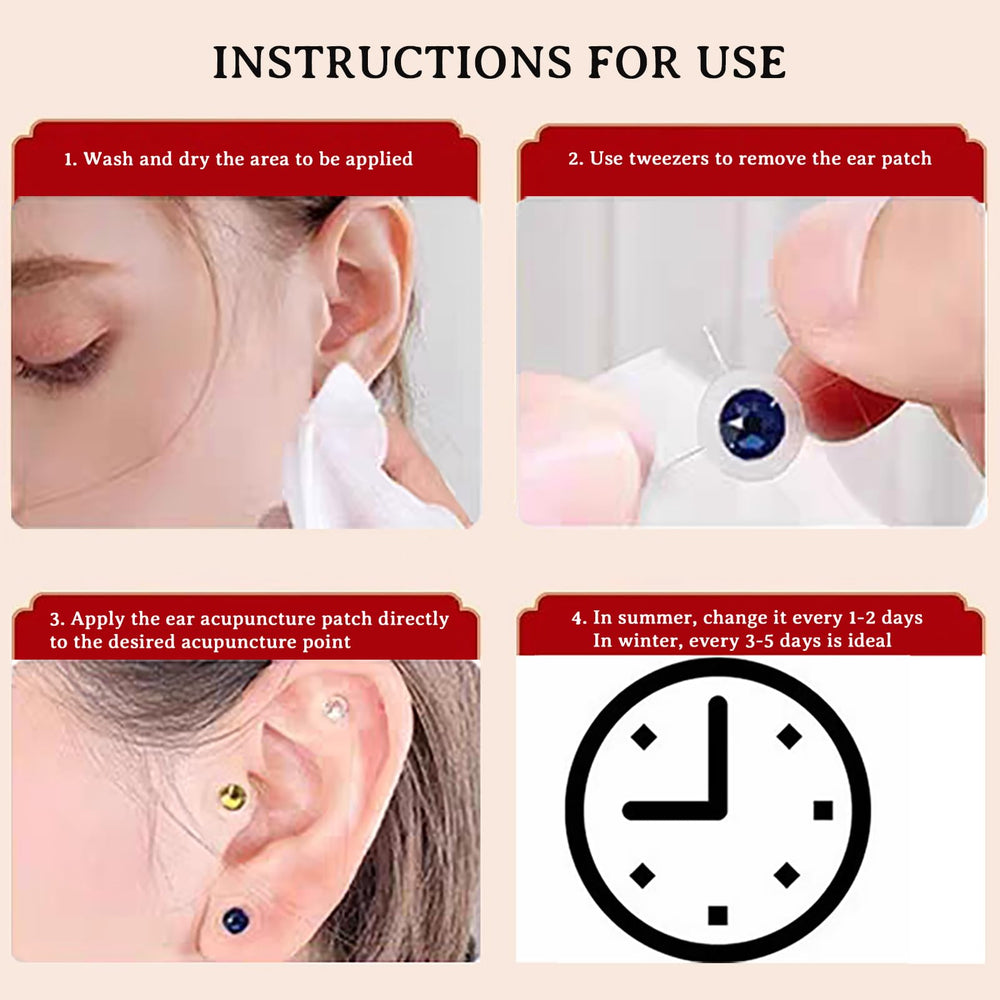 Generic Ear Seeds in use at home, promoting a relaxed routine.