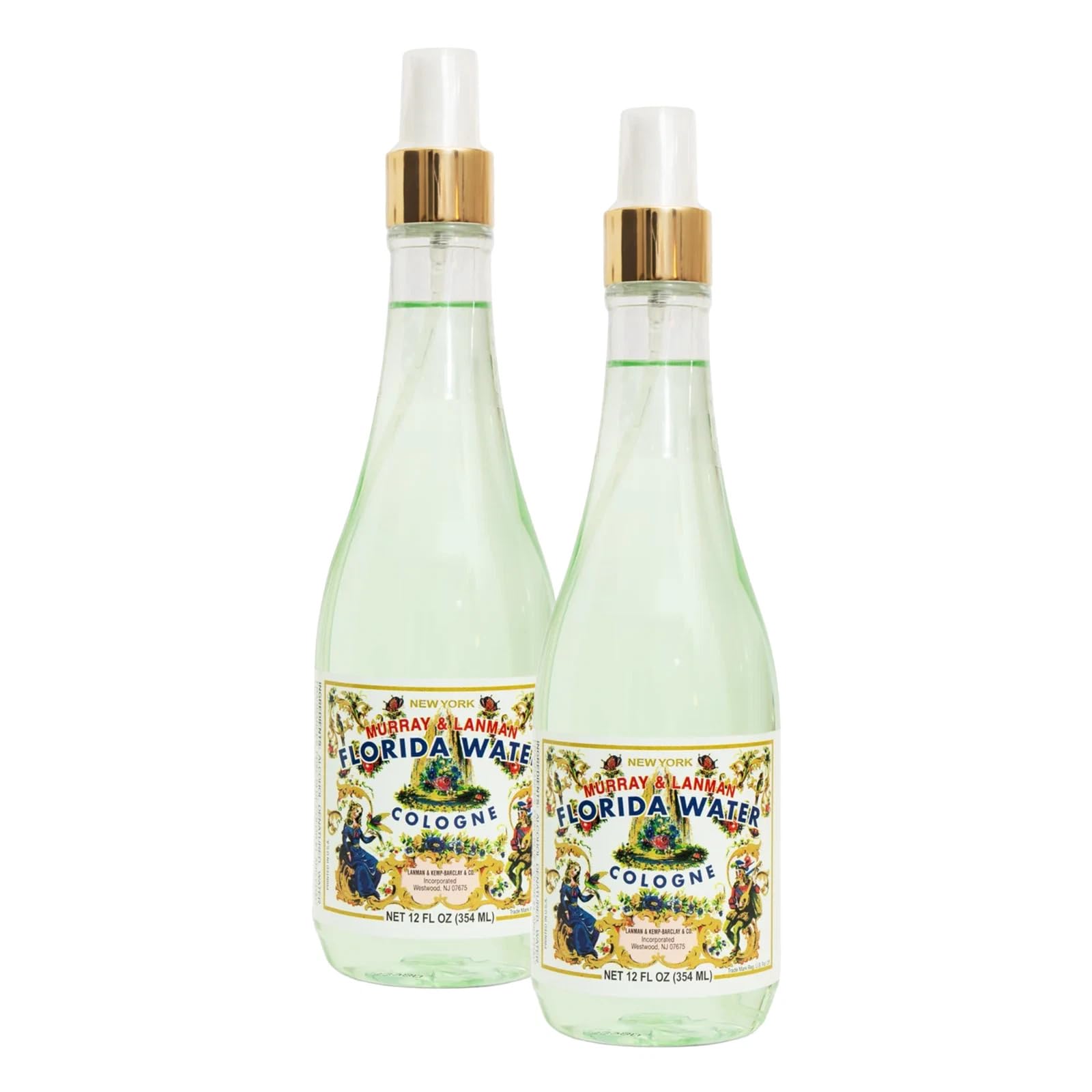 Generic Florida Water spray bottle refreshing spaces and lifting mood.