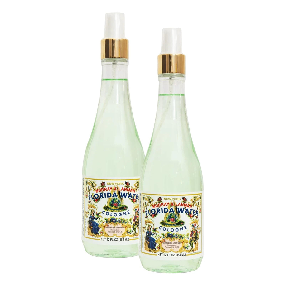Generic Florida Water spray bottle refreshing spaces and lifting mood.