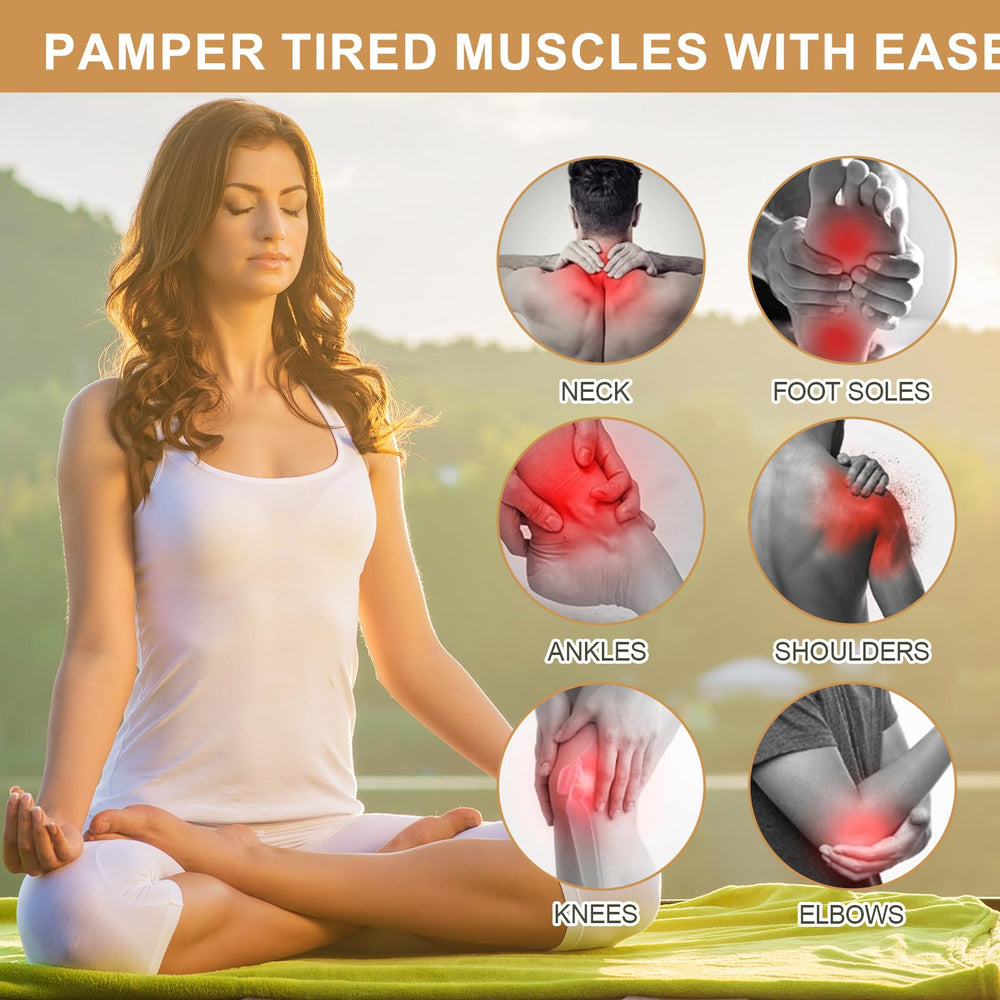 Foot relief with Generic frankincense balm after a long day