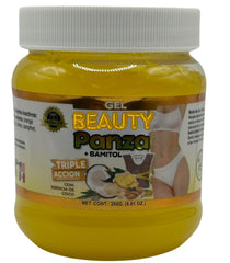 Generic Ginger Beauty Panza Gel 250g orange packaging for belly toning.