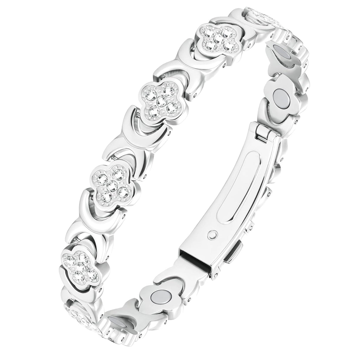 Generic GlamClover infinity clover copper bracelet, full view, ideal for everyday wear.