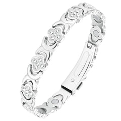 Generic GlamClover infinity clover copper bracelet, full view, ideal for everyday wear.