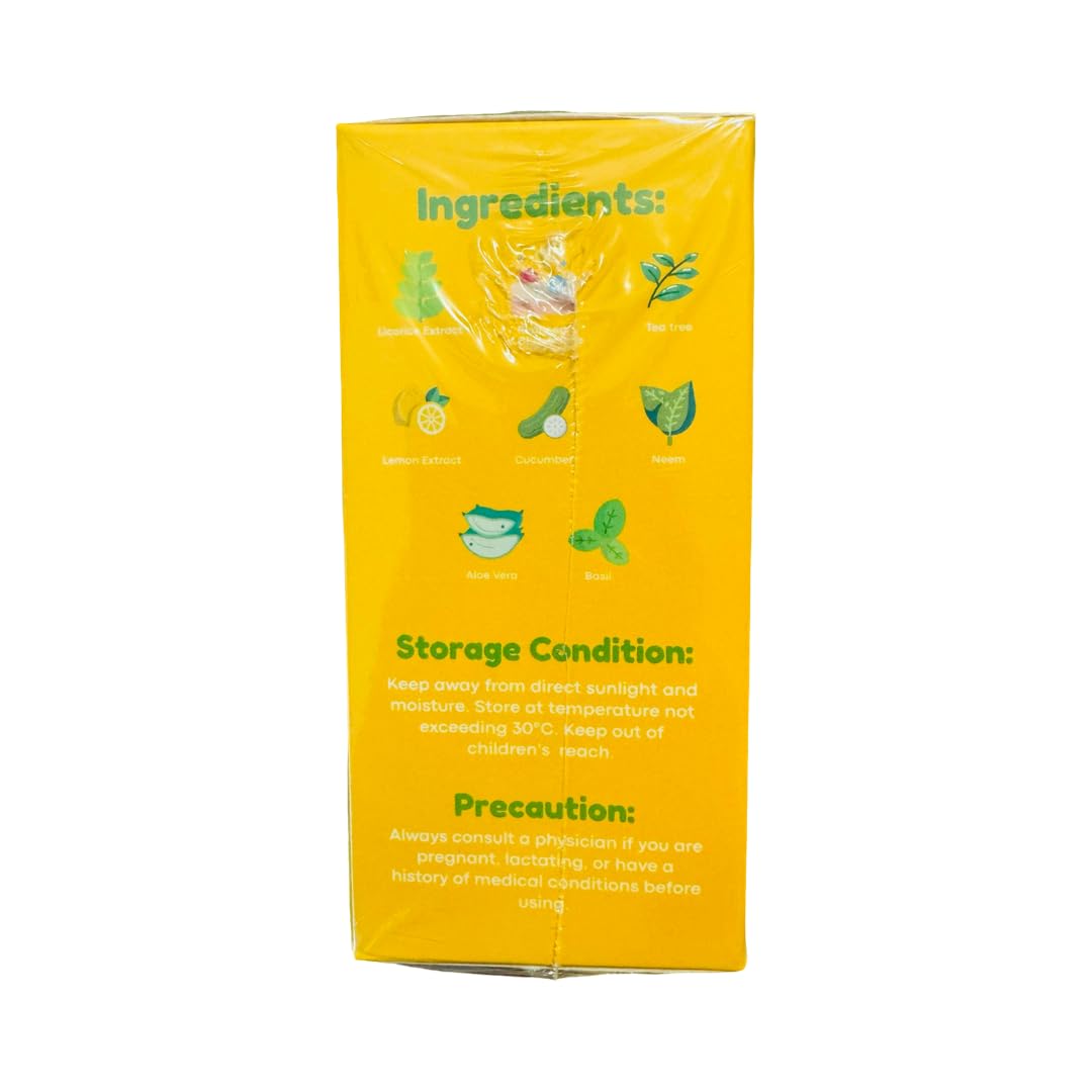 Generic Hello Bloom Glow close-up reveals vibrant lemon cucumber aroma and crisp beverage.
