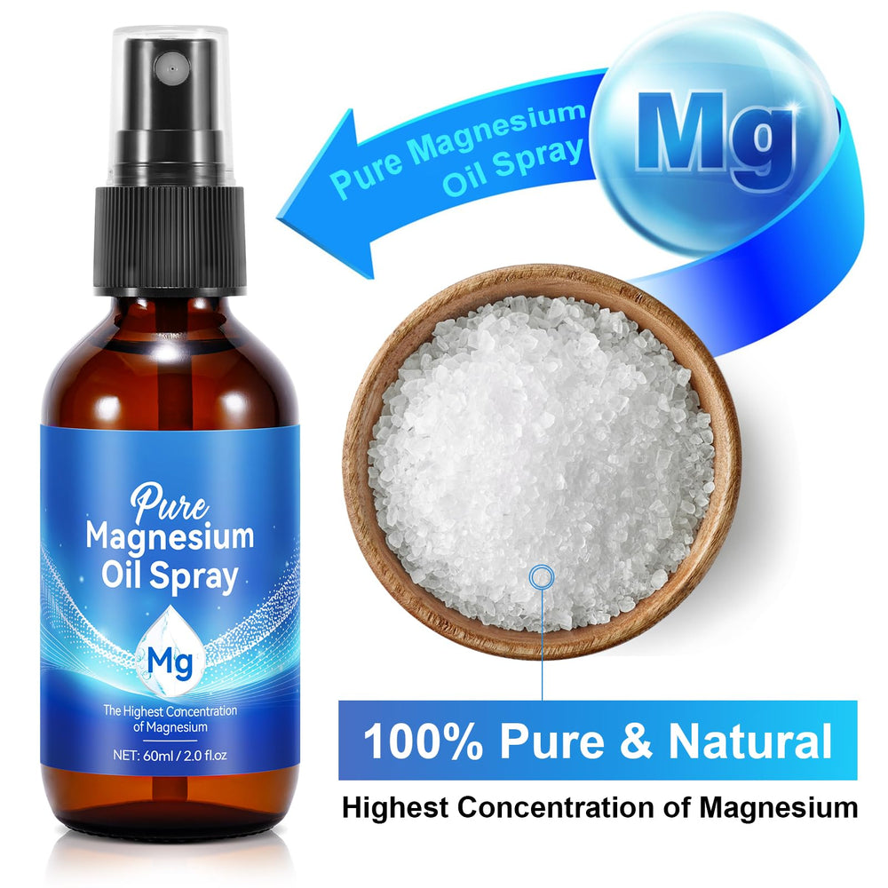 Generic Magnesium Oil Spray nourishes skin with a clean, non-greasy feel