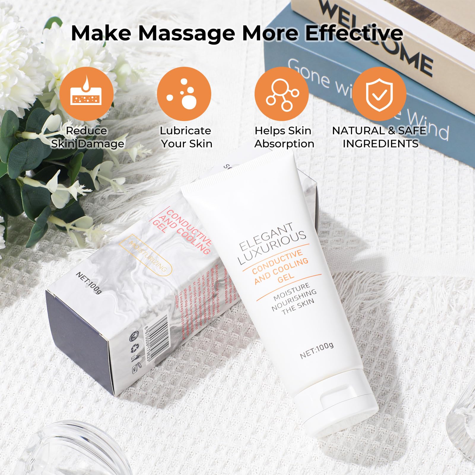 Generic Massage Gel hand-application demonstrates smooth glide and targeted relief.