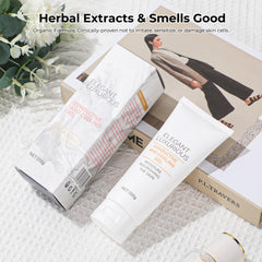 Generic Massage Gel texture close-up highlights long-lasting slip and easy wash-off.