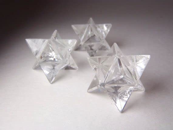 Generic Merkaba star pocket stone set for meditation and mindful energy focus.