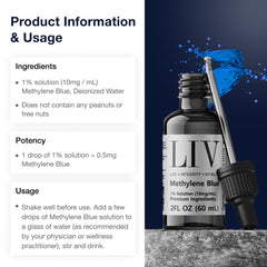 Generic Methylene Blue lab results image demonstrates quality assurance and potency.