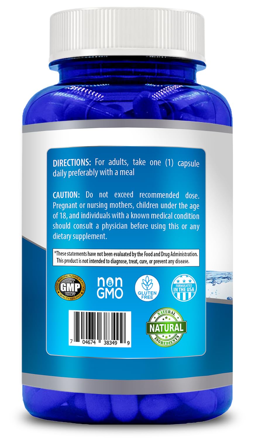 Generic Natural Vitamin CoQ10 200mg capsules arranged in the bottle for convenient daily servings.