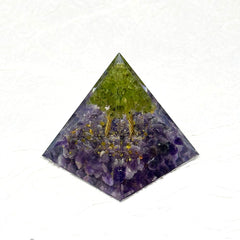 Generic Orgone Pyramid on desk supports balanced energy during daily tasks