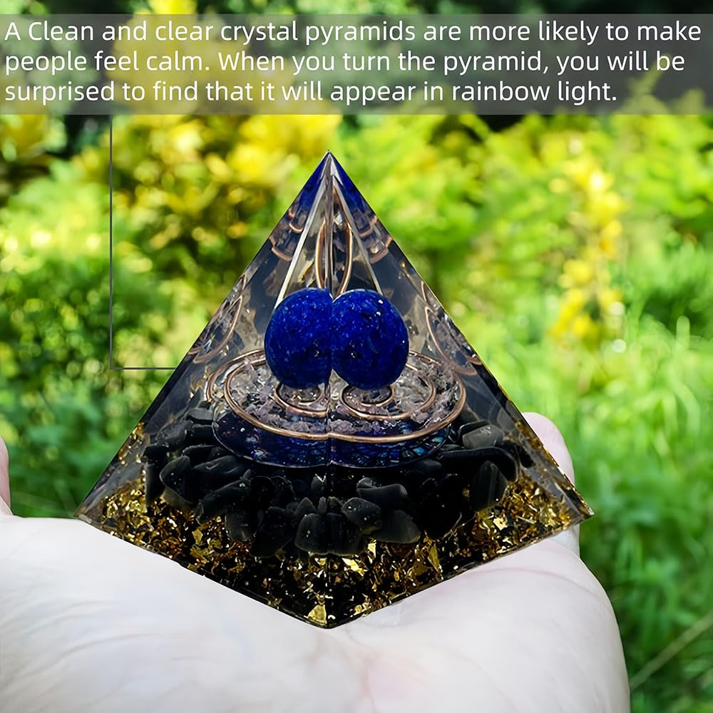 Generic orgone pyramid gift ready packaging option.