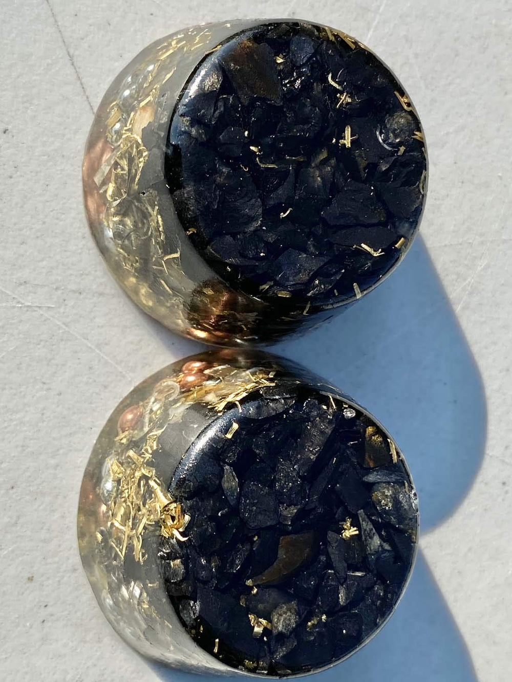 Generic Orgonite Art Piece Handmade, artisan craftsmanship and decorative energy piece.