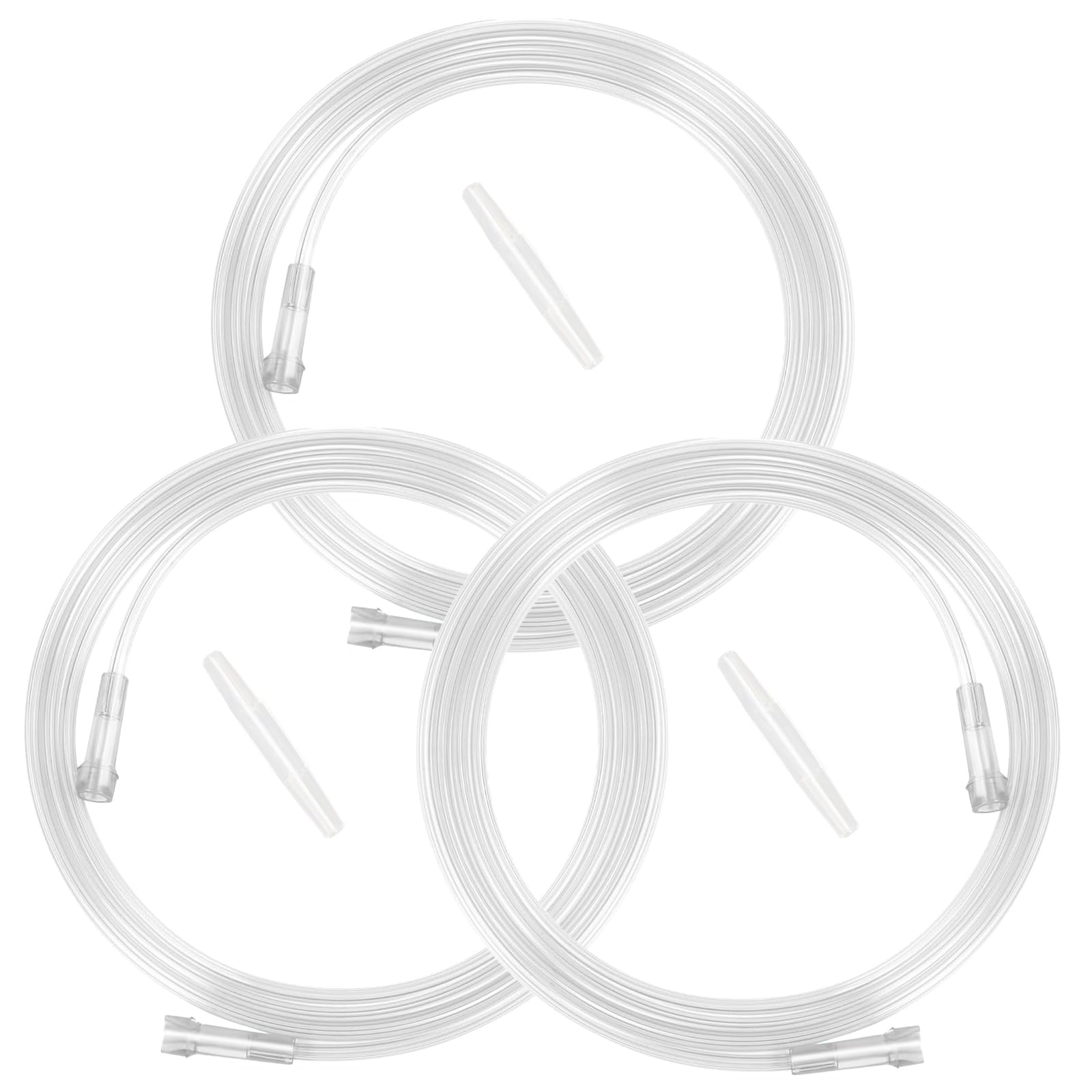 Generic oxygen extension 5ft tube, transparent, for flexible placement around the patient.