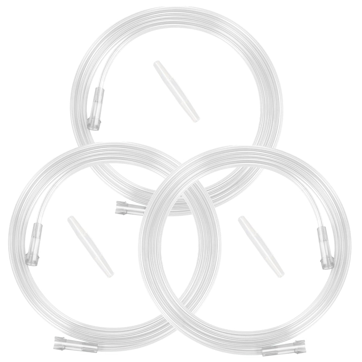 Generic oxygen extension 5ft tube, transparent, for flexible placement around the patient.