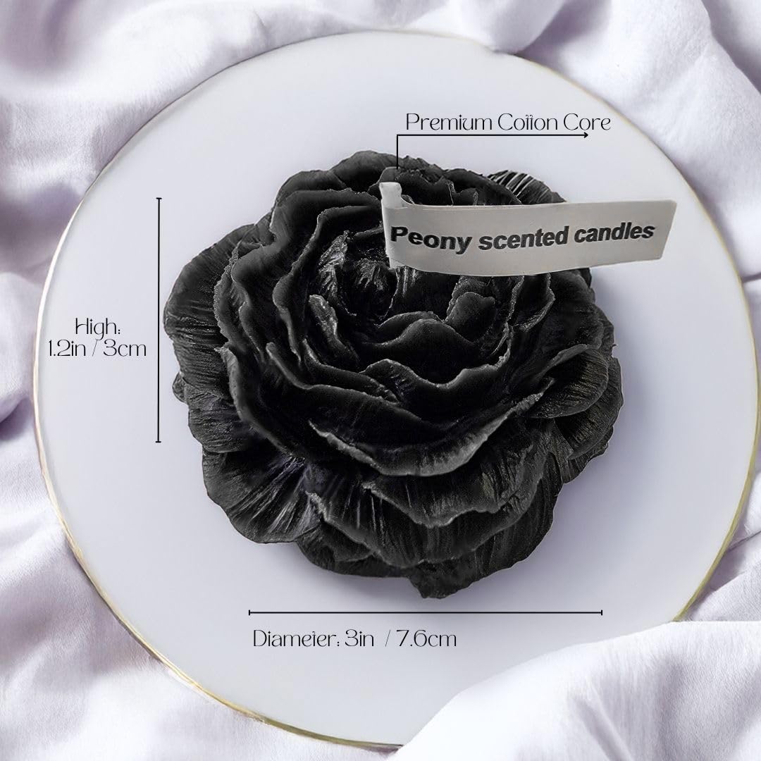 Generic Peony Flower Candle packaging gift-ready for celebrations.