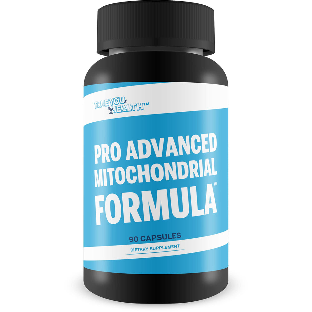 Generic Pro Advanced Mitochondrial Formula bottle front showcases energy support.