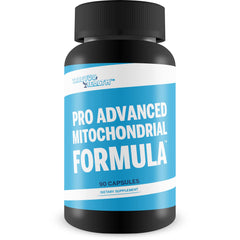 Generic Pro Advanced Mitochondrial Formula bottle front showcases energy support.