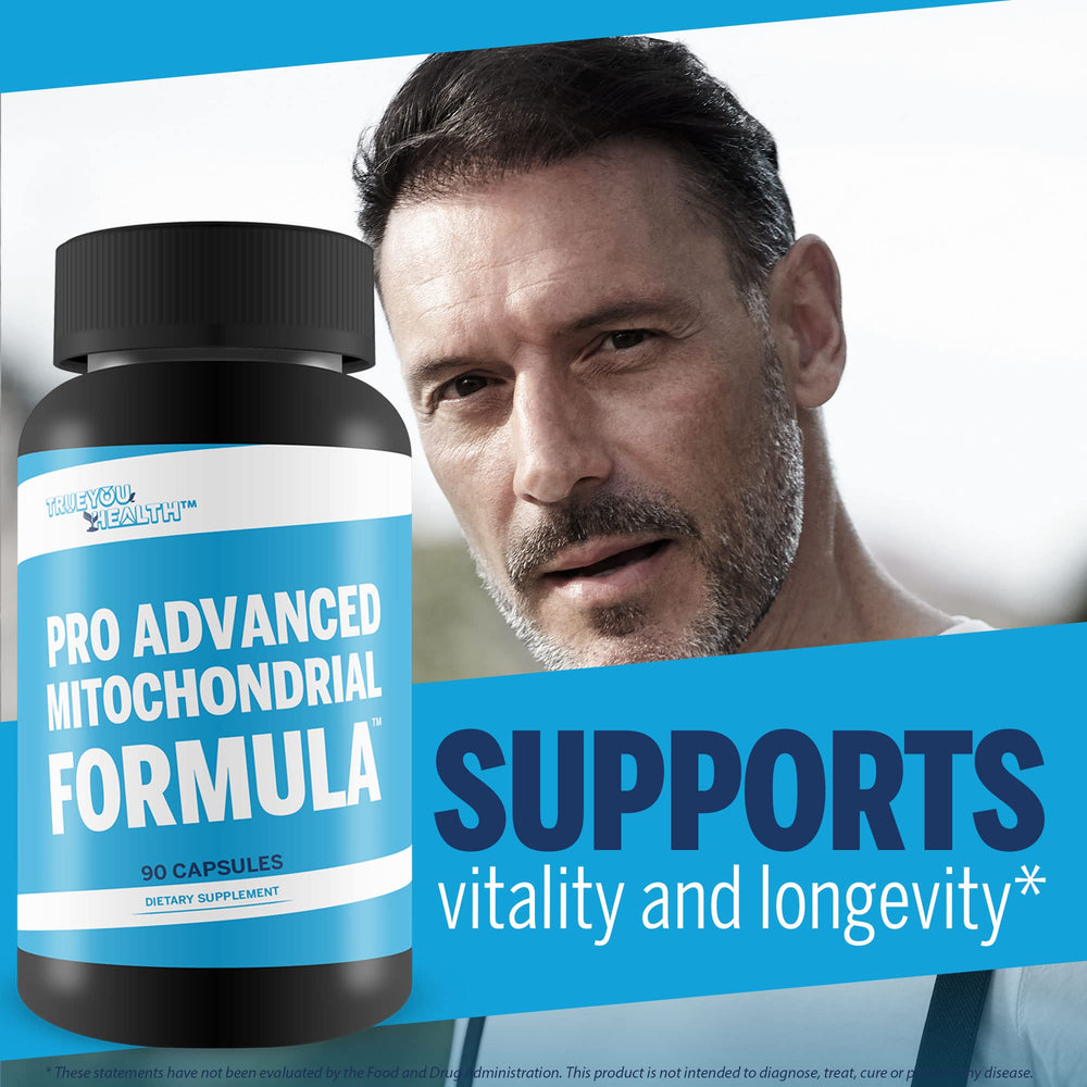 Generic Pro Advanced Mitochondrial Formula made in USA badge.